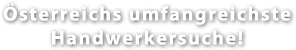 Handwerker suchen in Österreich