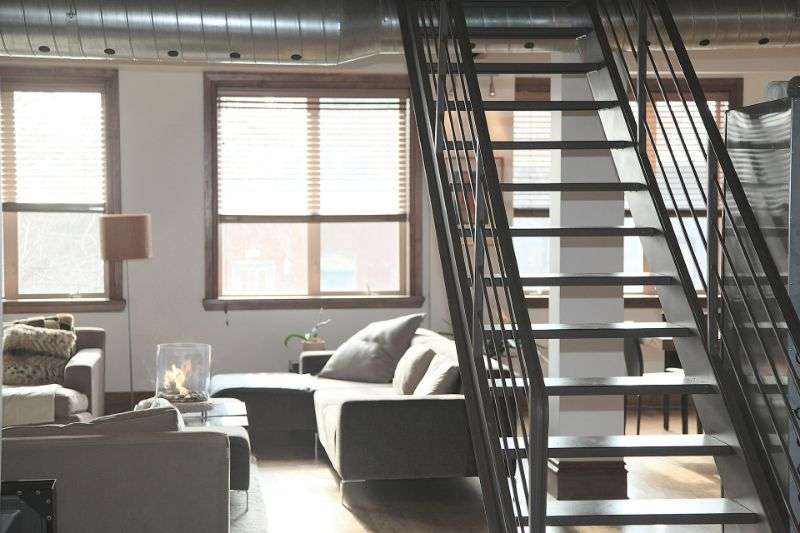 Schöne Treppen für den Wohnbereich